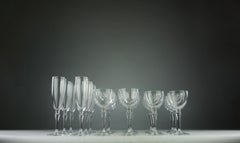 Saint-Louis Crystal, servicio «Grand-Lieu» (18 piezas), Francia, década de los 90