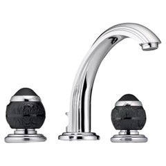 Lalique x THG Paris, Black Panther Bathroom Faucet and Handles, France 2000s