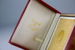 Must de Cartier Playing Cards Set in Original Red Box, Vintage 1980s Double Deck