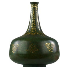 Auguste Delaherche for Christofle, Dinanderie d'Art Bronze Vase, 1920s France