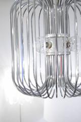 Sciolari Chrome Birdcage Chandelier