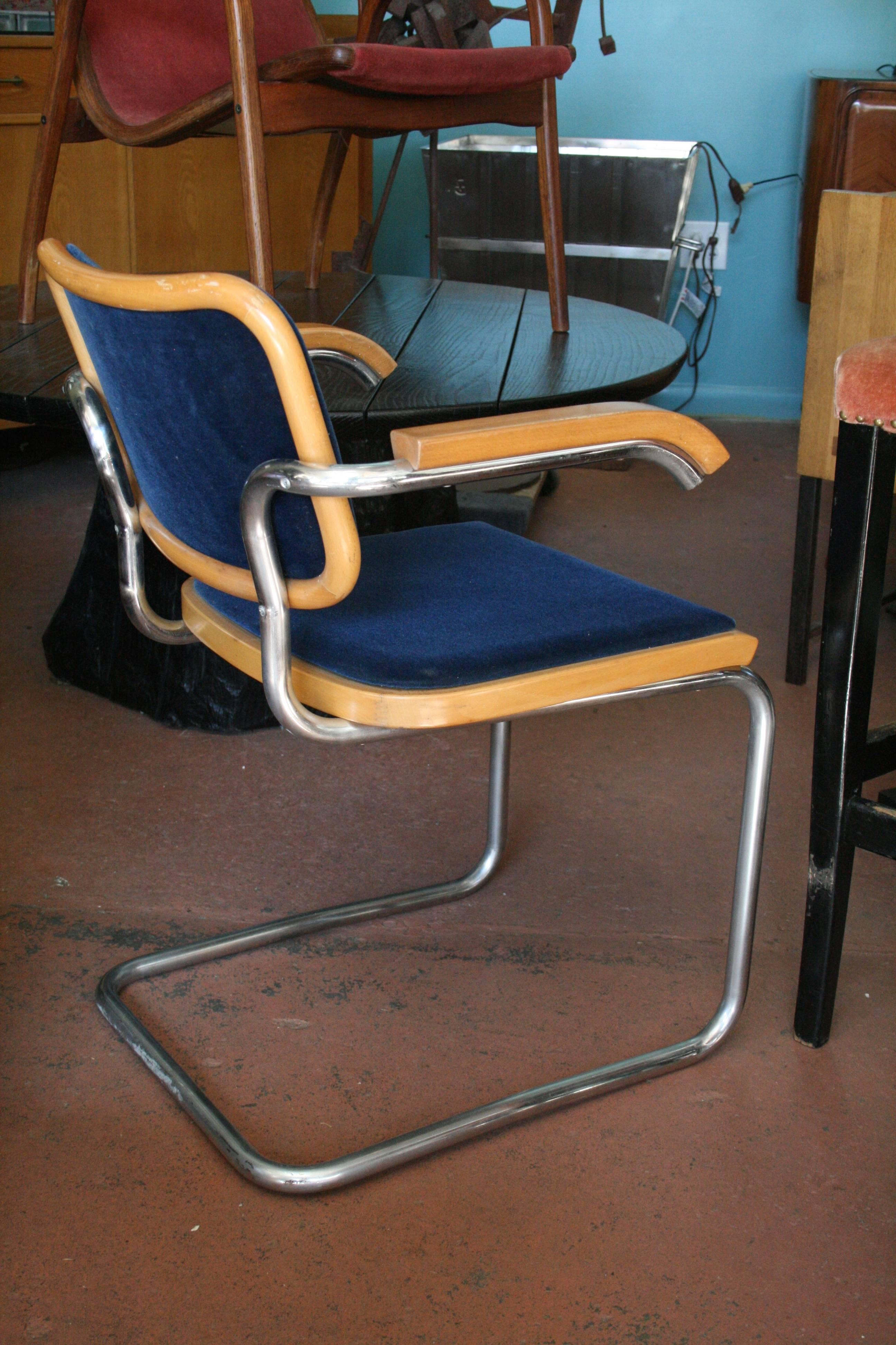 upholstered breuer chair