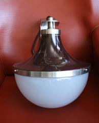 Ein Paar braune emaillierte Wandleuchten von Sergio Mazza für Artemide