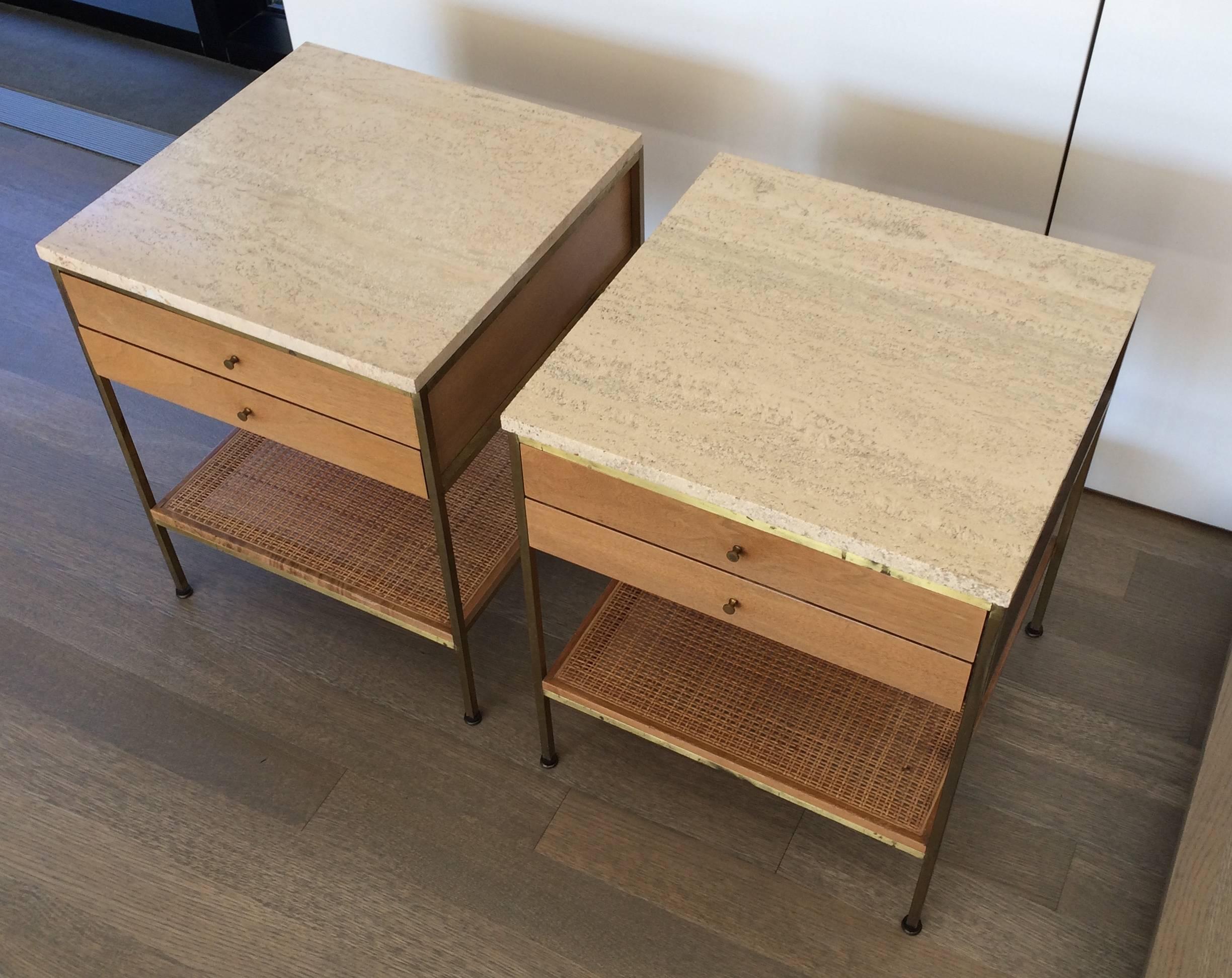 American Pair of Paul McCobb Nightstands or End Tables