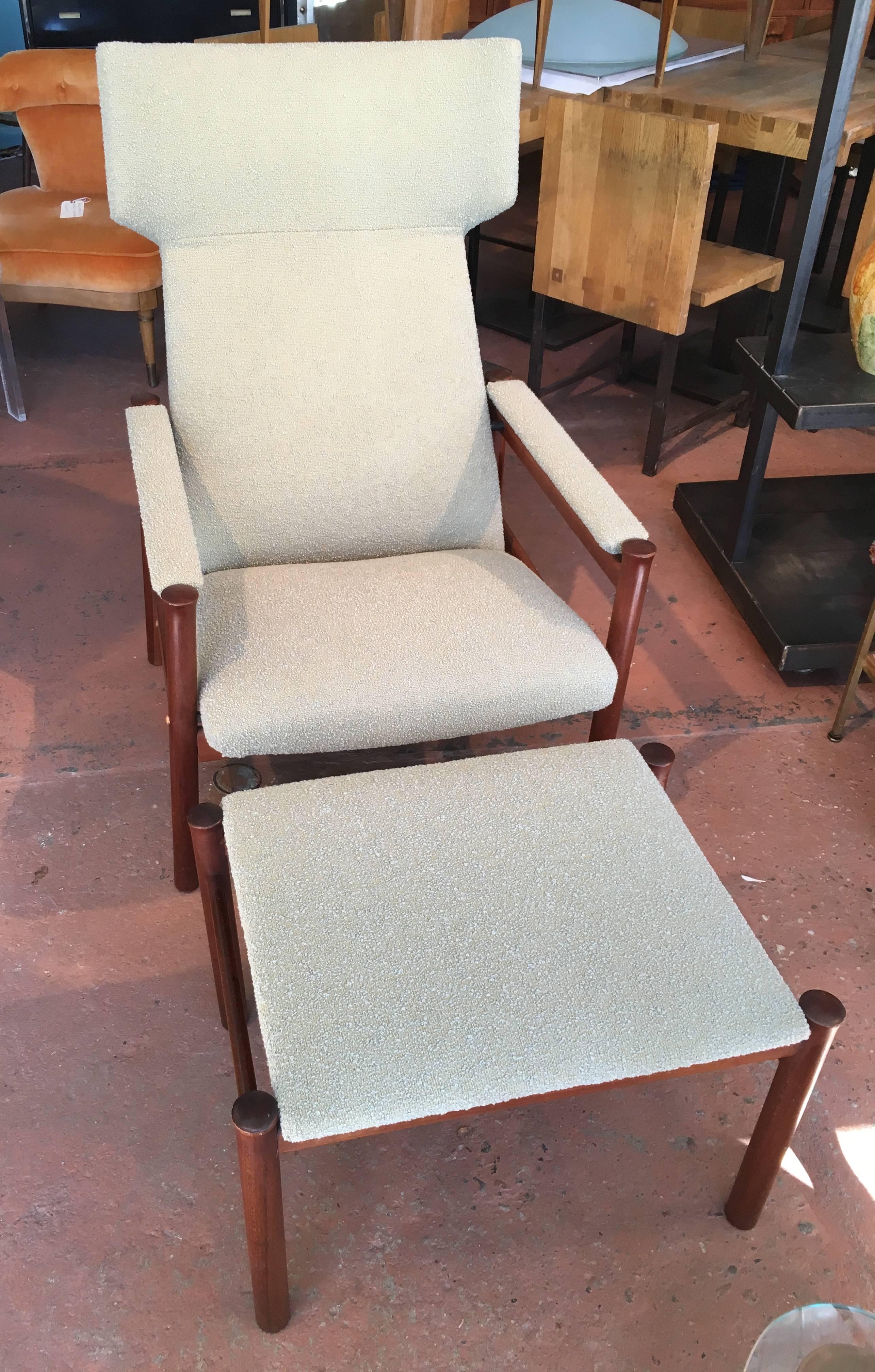 scandinavian wingback chair