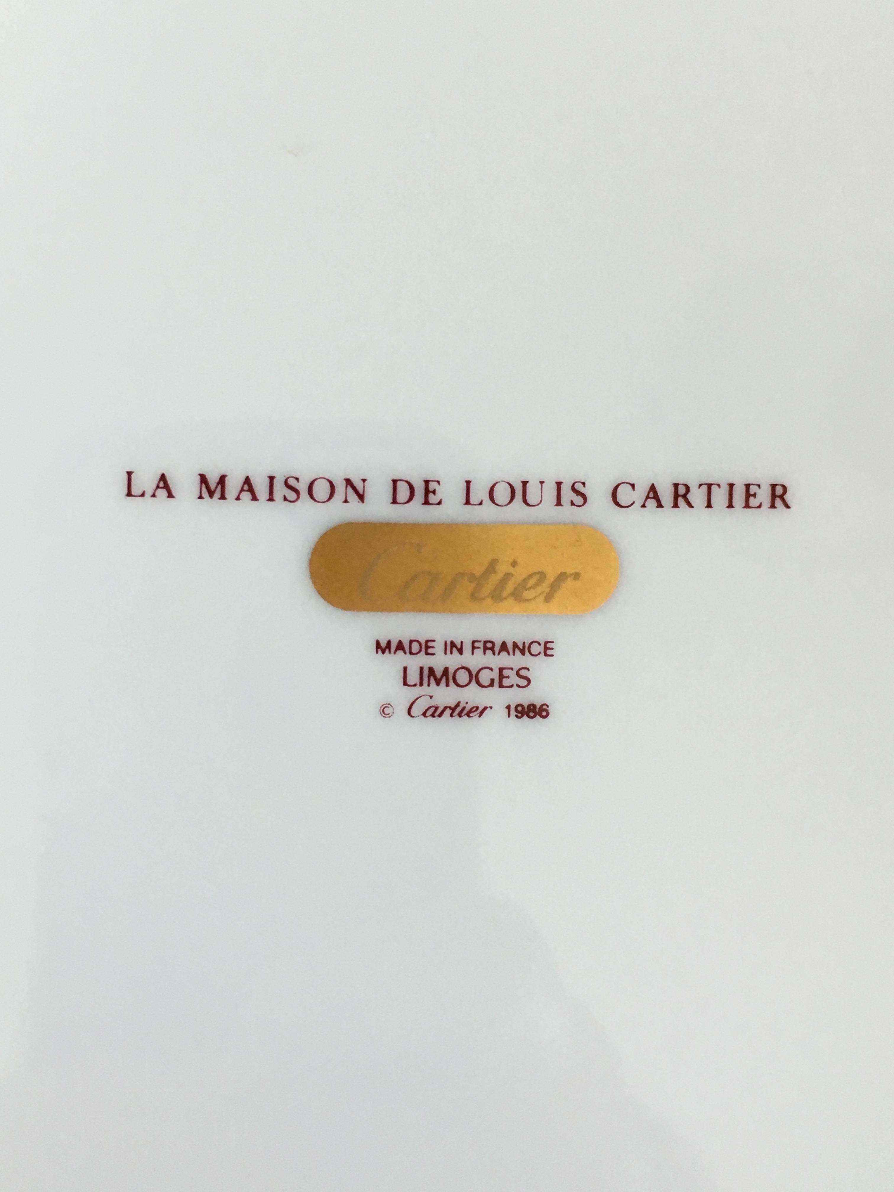 La Maison De Louis Cartier Gold Panther Kaffee-Set (Französisch)