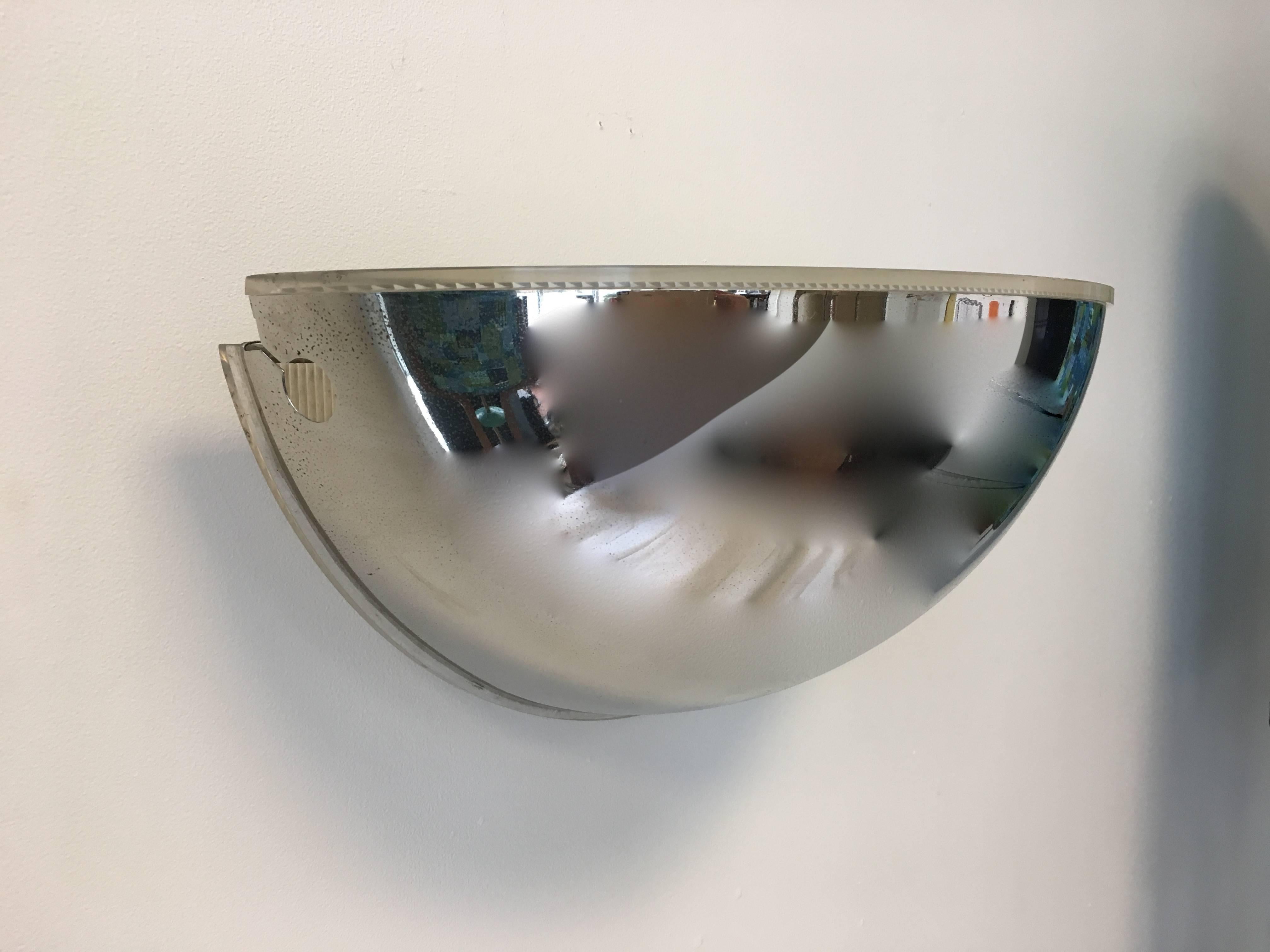 Italian Quarto Wall Sconce by Tobia Scarpa for Flos in Chrome and Lucite, 1970s For Sale