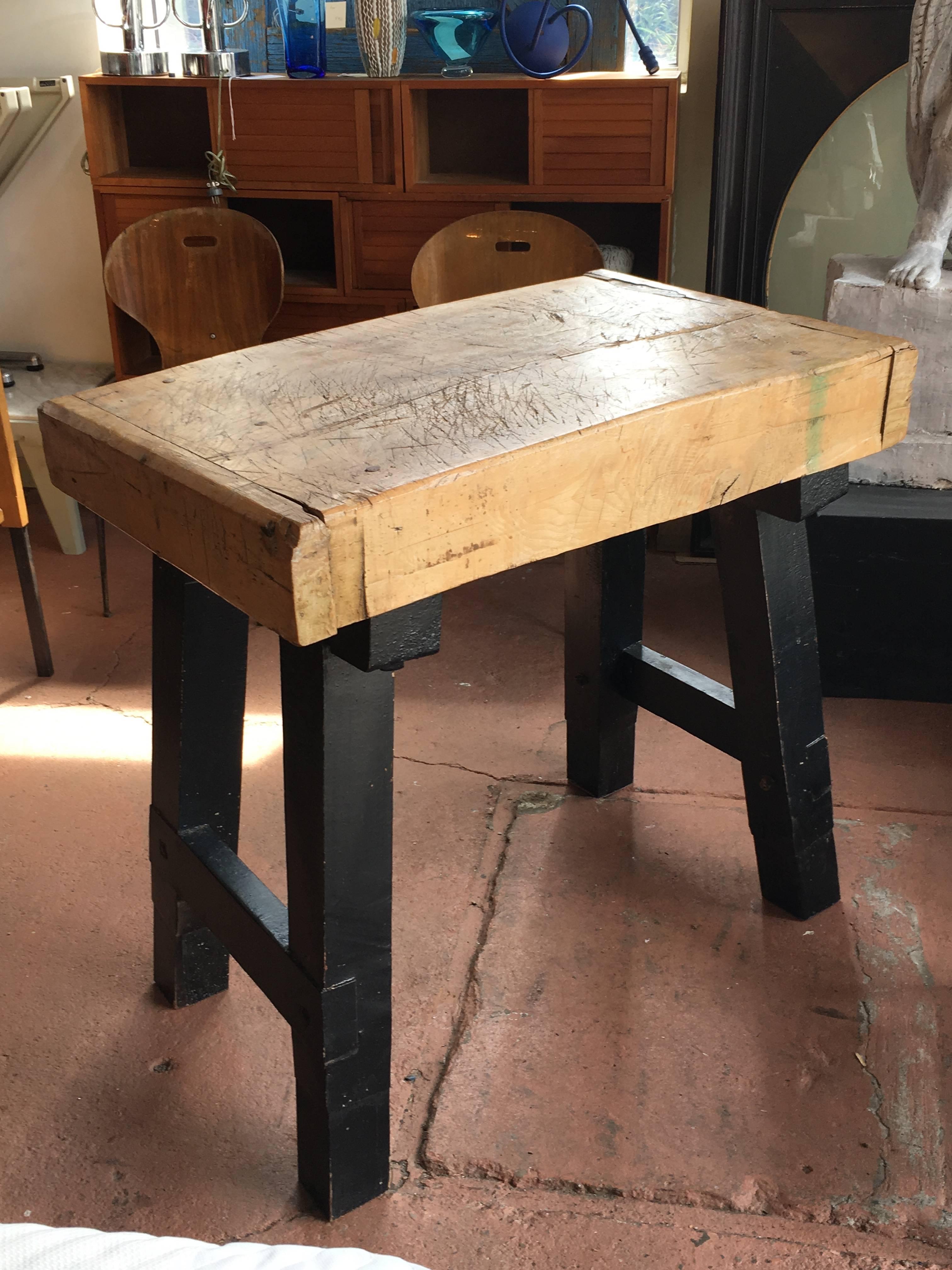 butcher block kitchen island table