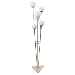 Chromed Stilnovo Attributed Floor Lamp, Italy, 1960s 3