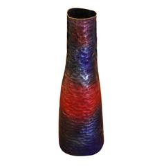 Paolo De Poli Enamel Vase, Italy, 1950s 9