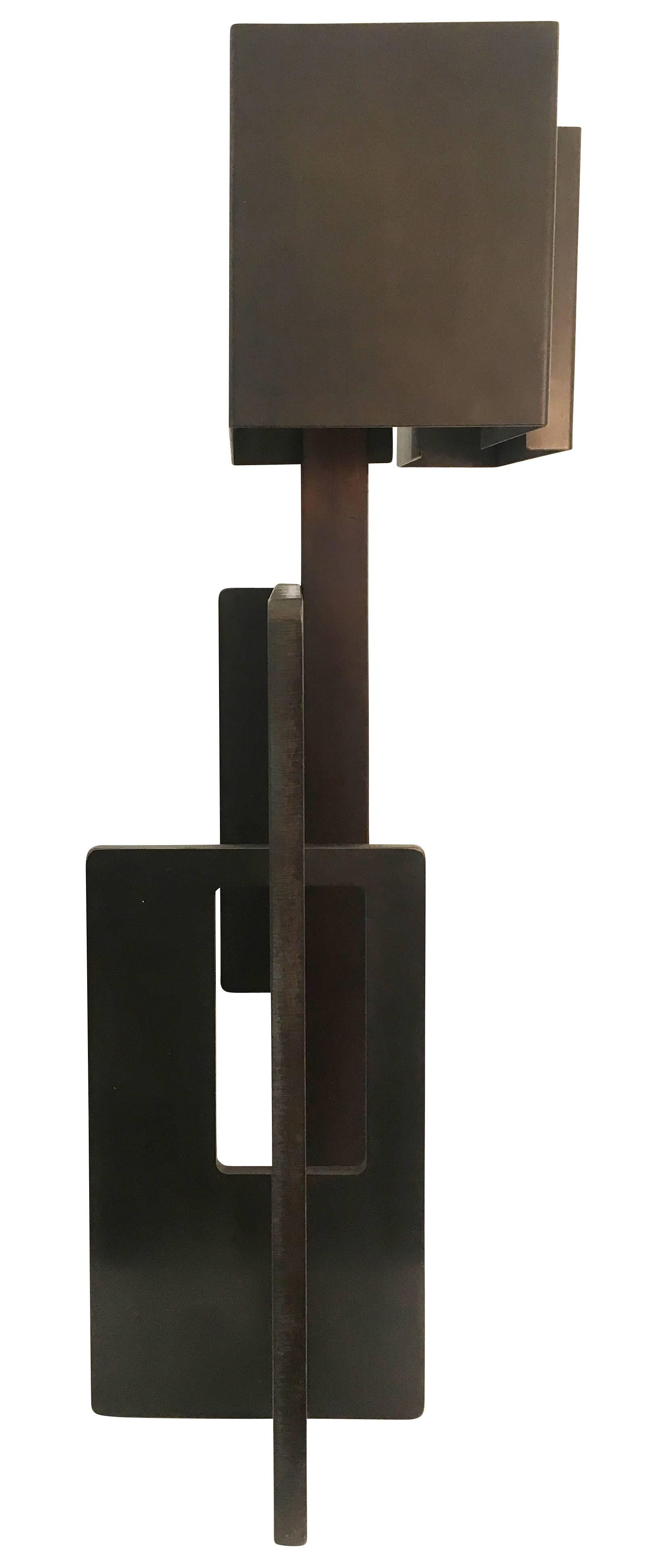 “Kit” Iron Table Lamp by Esperia for Gaspare Asaro In New Condition In New York, NY