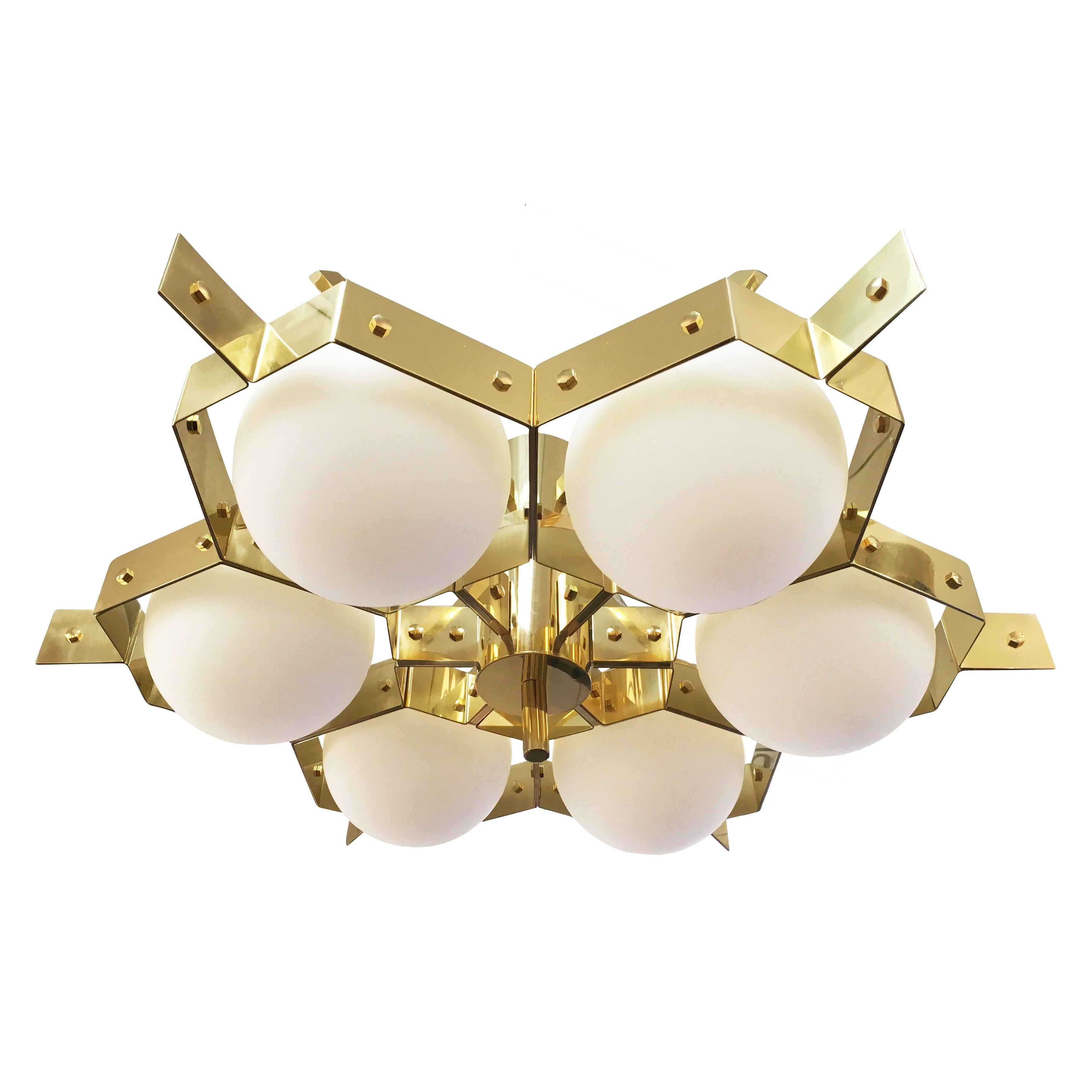 "Nido" Ceiling Light by Fedele Papagni for Gaspare Asaro
