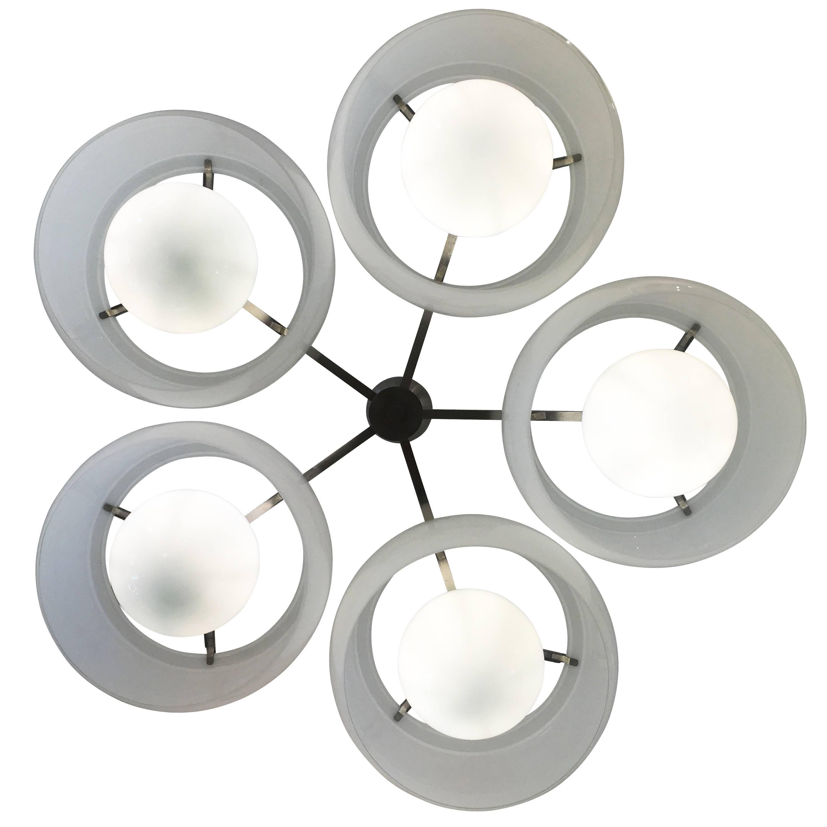 Triclinio Ceiling Light by Magistretti for Artemide In Excellent Condition In New York, NY