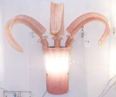 Imposing Venini Sconces Created for The Turin Palace Hotel, Italy, 1950s