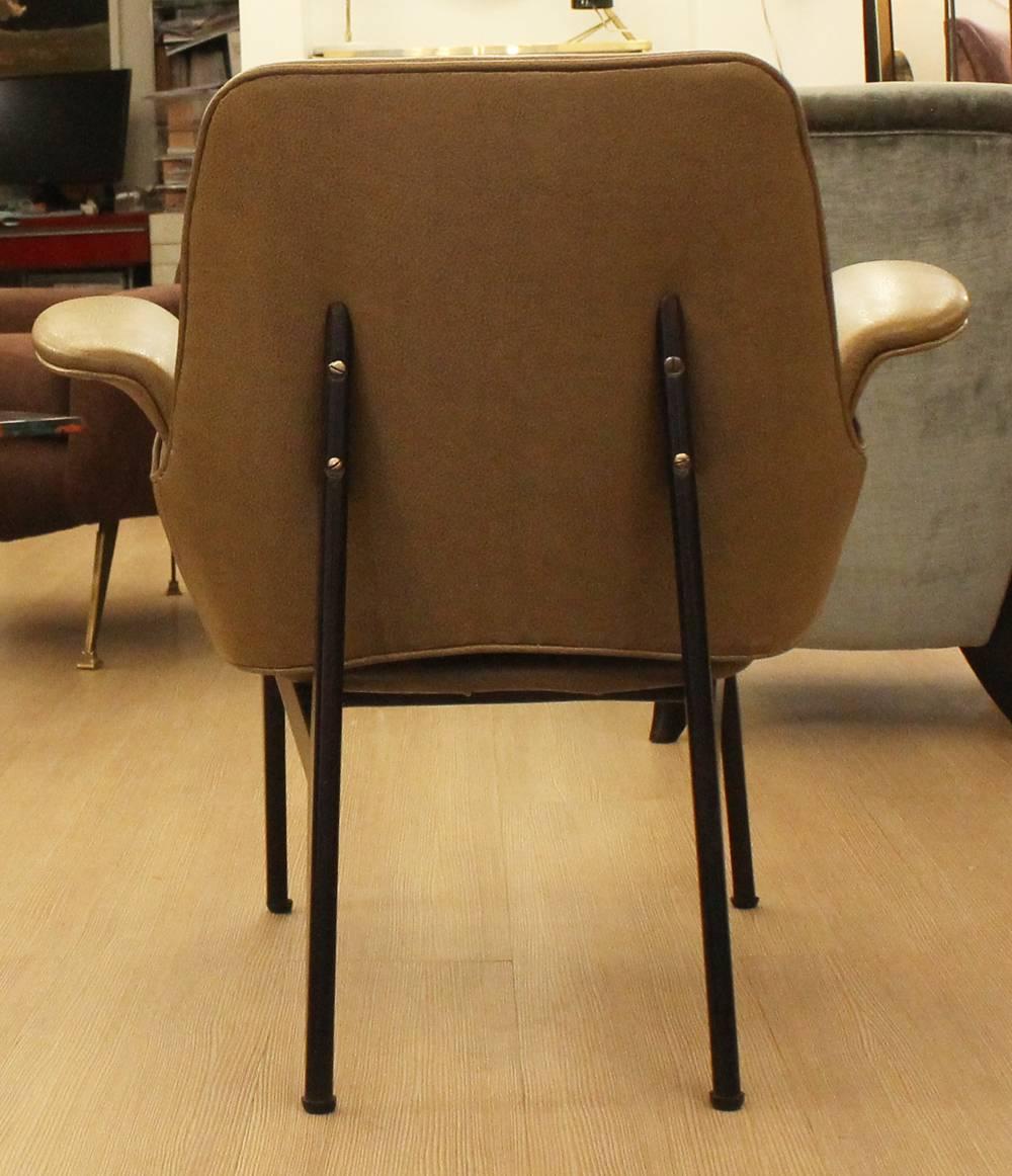 Diminutive 1960s Italian Lounge Chairs In Good Condition In New York, NY