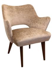 Italian Mid-Century Armchair in the Style of Gio Ponti