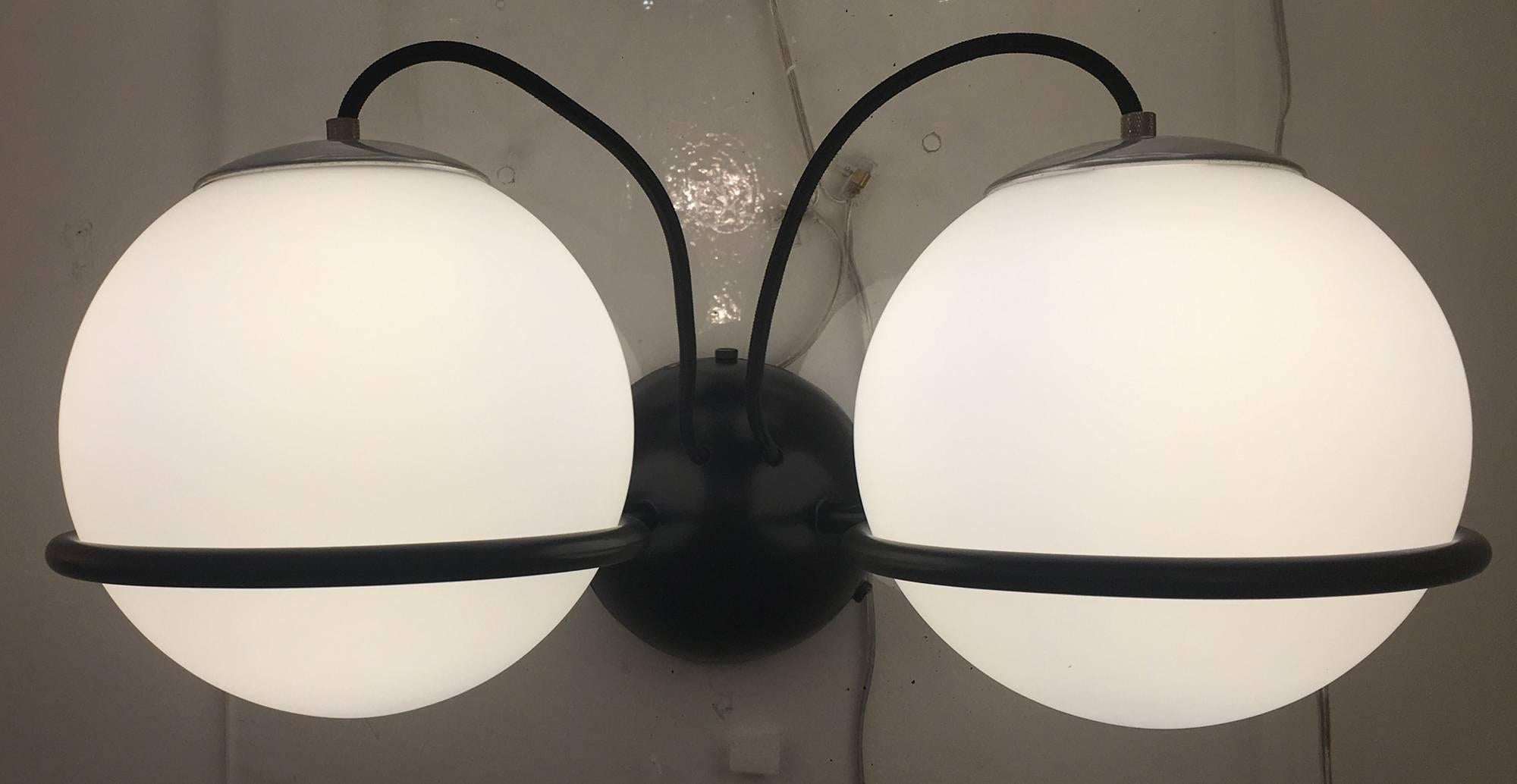 Mid-Century Modern  Pair of Large Sconces by Gino Sarfatti for Arteluce