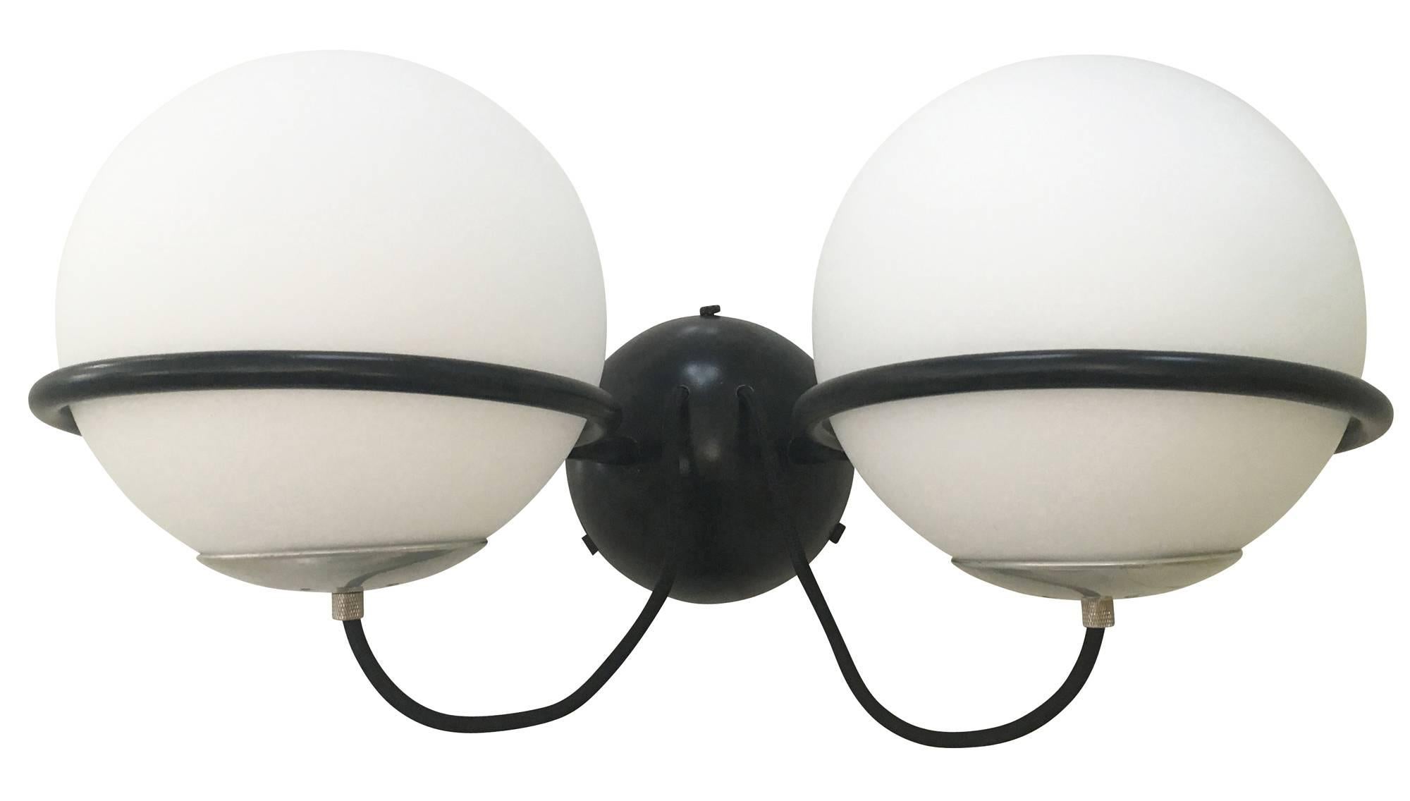 Mid-20th Century  Pair of Large Sconces by Gino Sarfatti for Arteluce