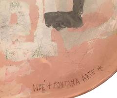 Fontana Arte Center Piece by Dube’-Pink Version