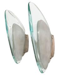 Rare Max Ingrand for Fontana Arte Sconces Mod.1552