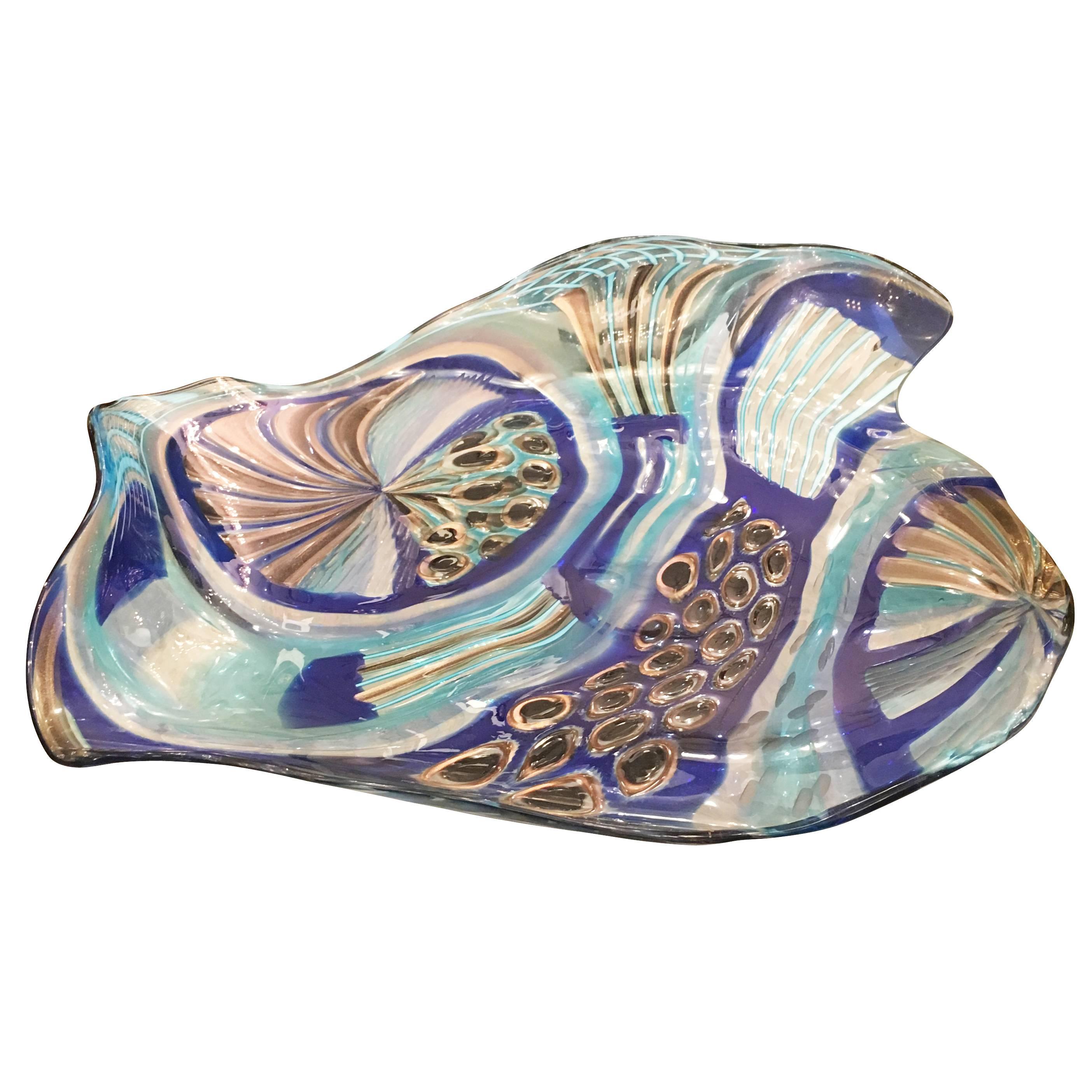 Modern Colorful Murano Glass Centrepiece
