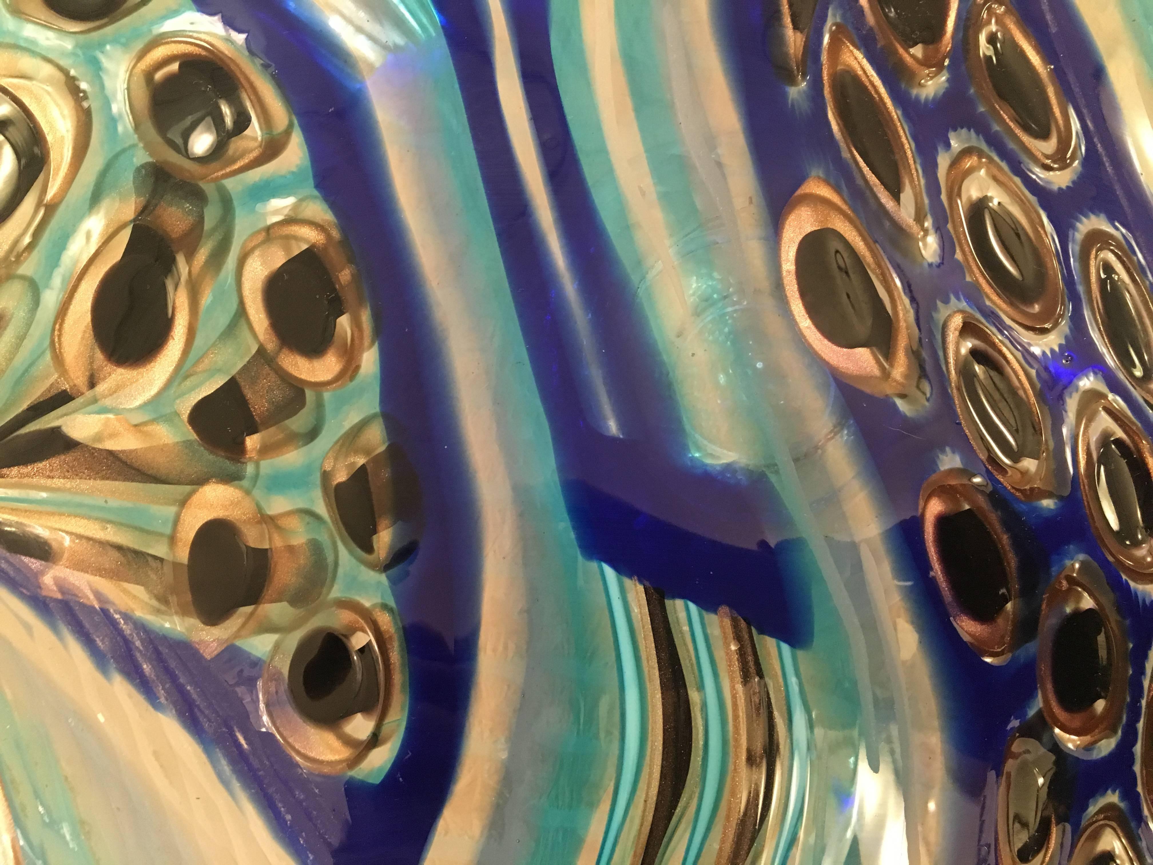 Colorful Murano Glass Centrepiece In Excellent Condition In New York, NY