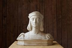 Antique Italian Marble Bust by Aristide Petrilli