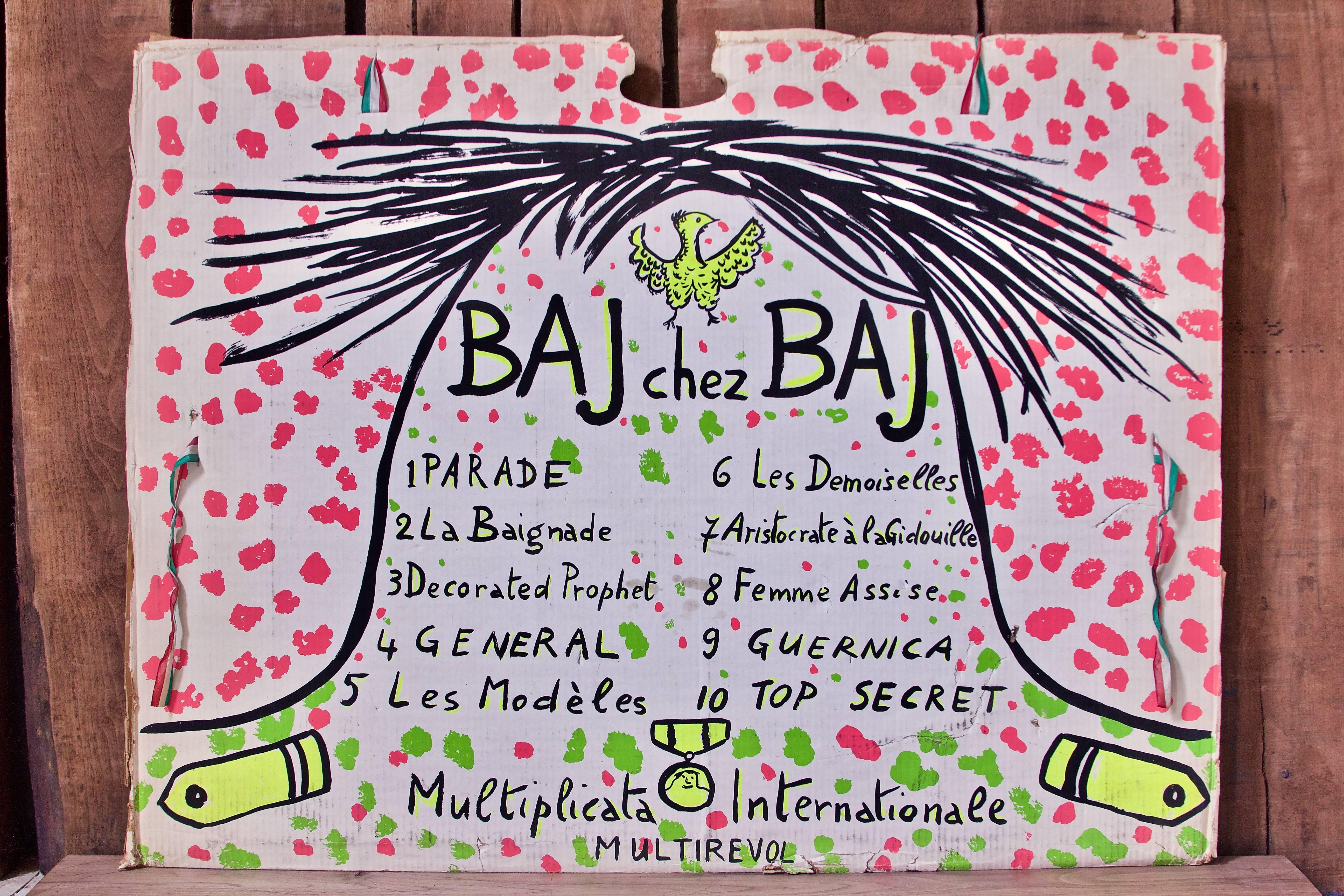 Moderne Multiplicata Internazionale édition limitée «aj chez Baj » d'Enrico Baj en vente