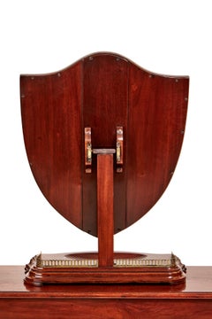Edwardian Mahogany inlaid Dressing Mirror