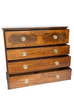 Regency Mahogany chest with Trafalgar/ Nelson Handles