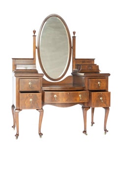 Edwardian Mahogany & inlaid Dressing Table
