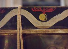 Late 19th Century Italian Brass and Rope Tension Military Drum