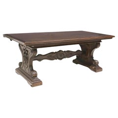 Early 1900's Antique Italian Renaissance Revival, Carved Extension Table!!