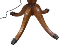 Heirloom Globe on Wooden Floor Stand, 40" High
