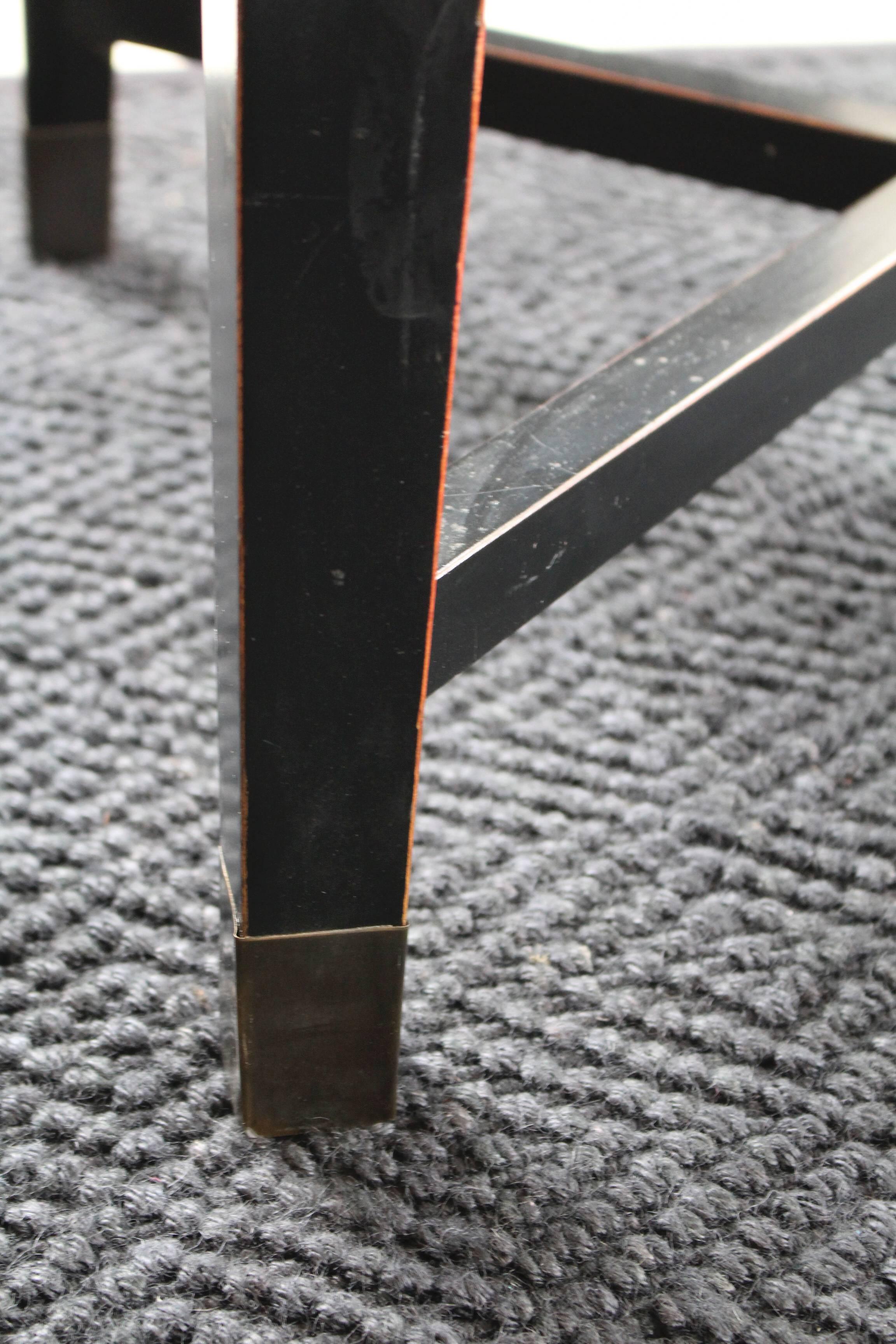 Pair of Vintage Ebonized Asian-Inspired Tables 2