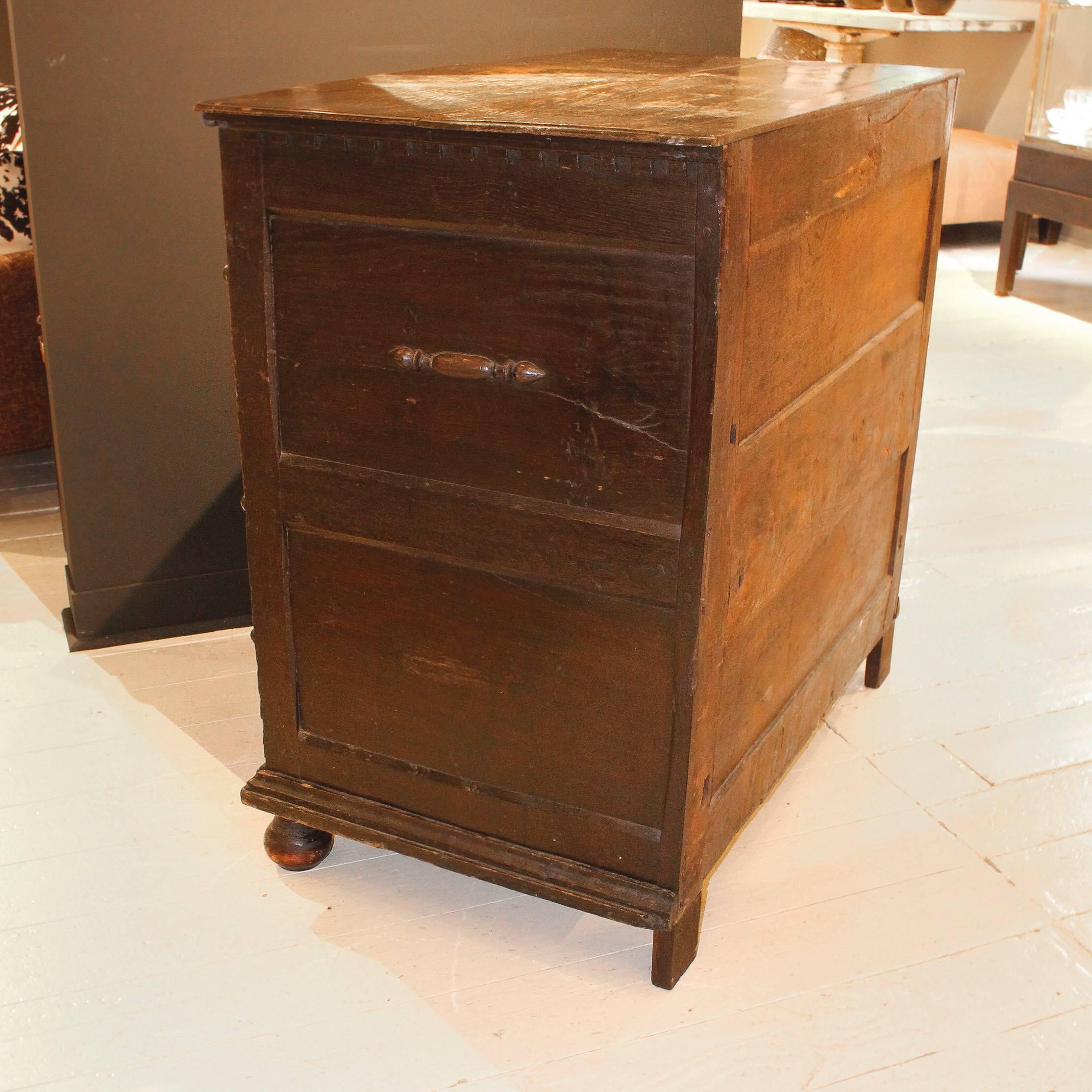 17th Century Period 17th-Early 18th Century Pilgrim Chest For Sale