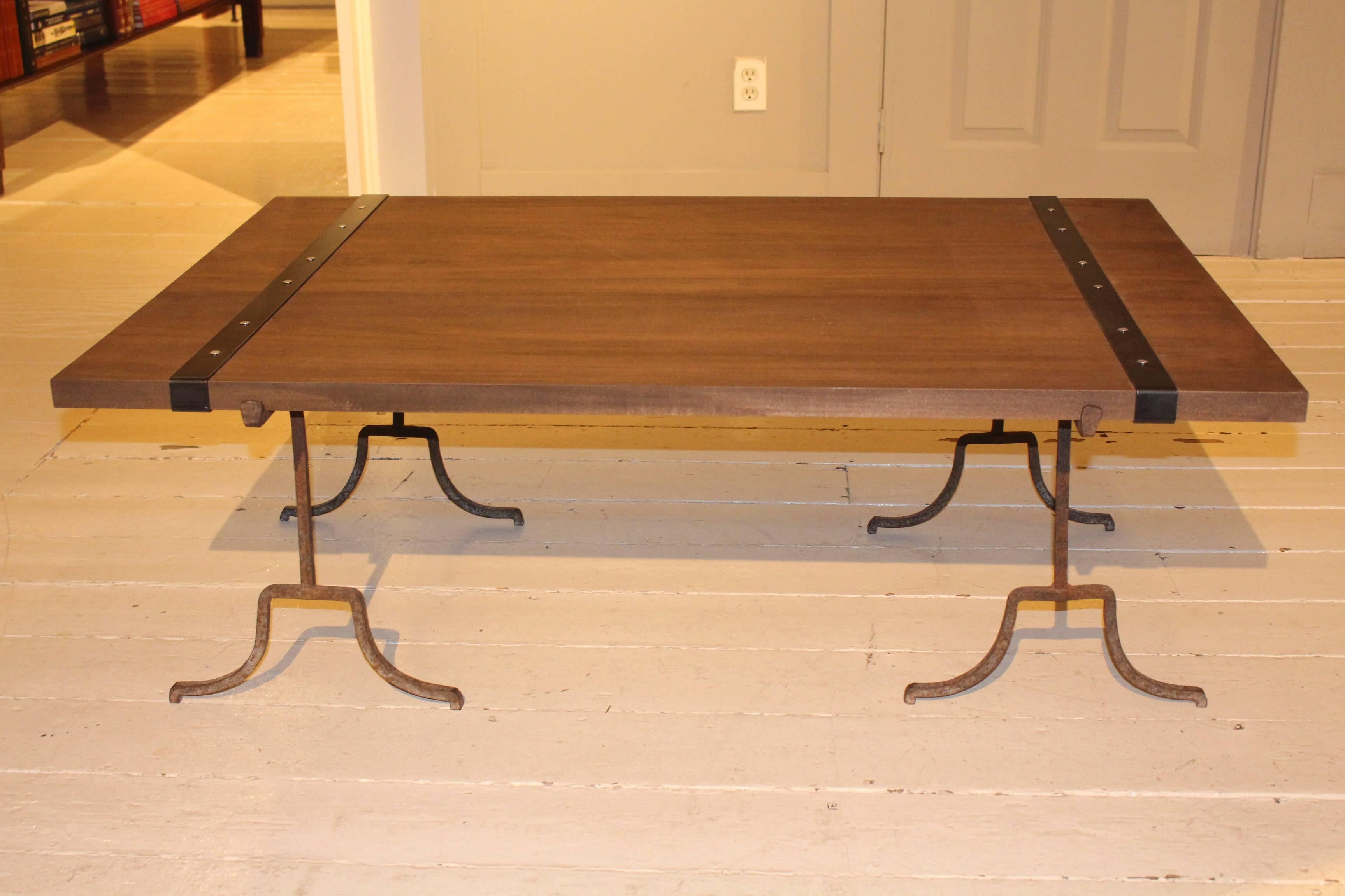 Wood Cocktail Table For Sale 1