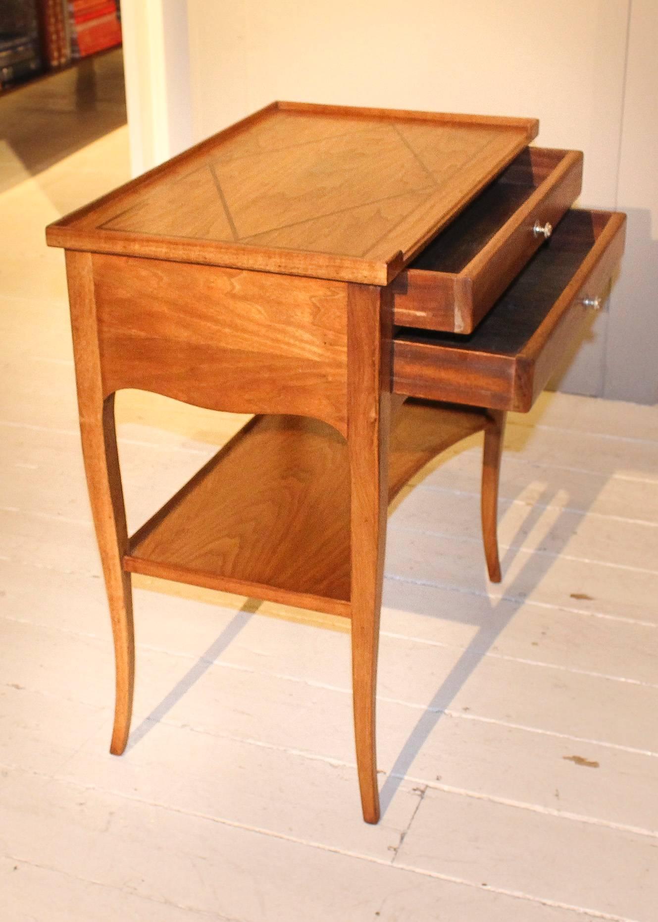 Pair of Early 20th Century Walnut Side Tables 2