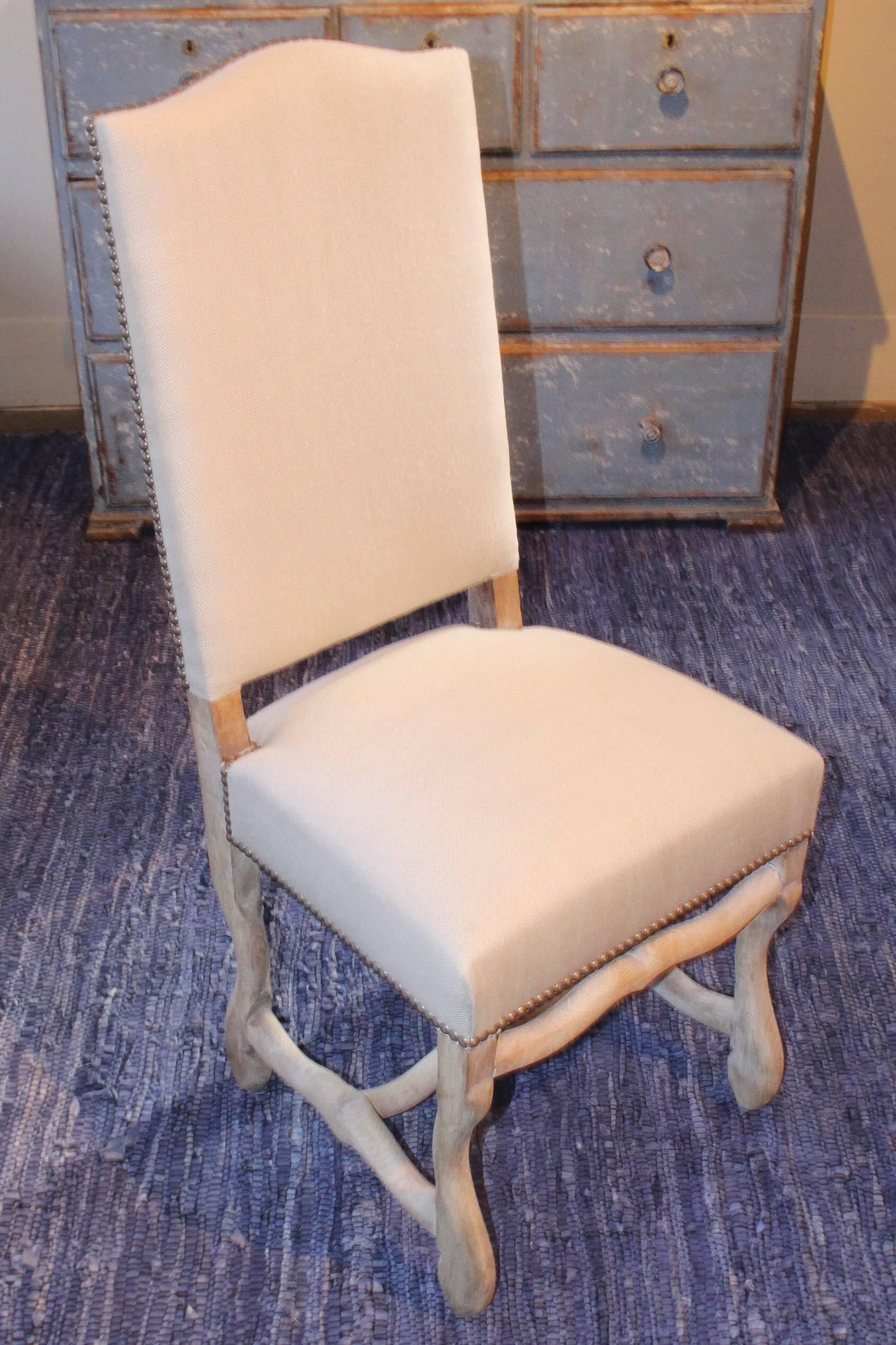 Set of Eight Os De Mouton Early 20th Century French Dining Chairs 2