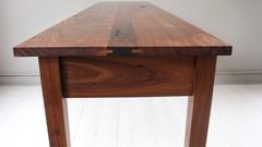 Custom Handmade Walnut Console Table