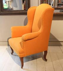 19th c France Petite Wingback Chair