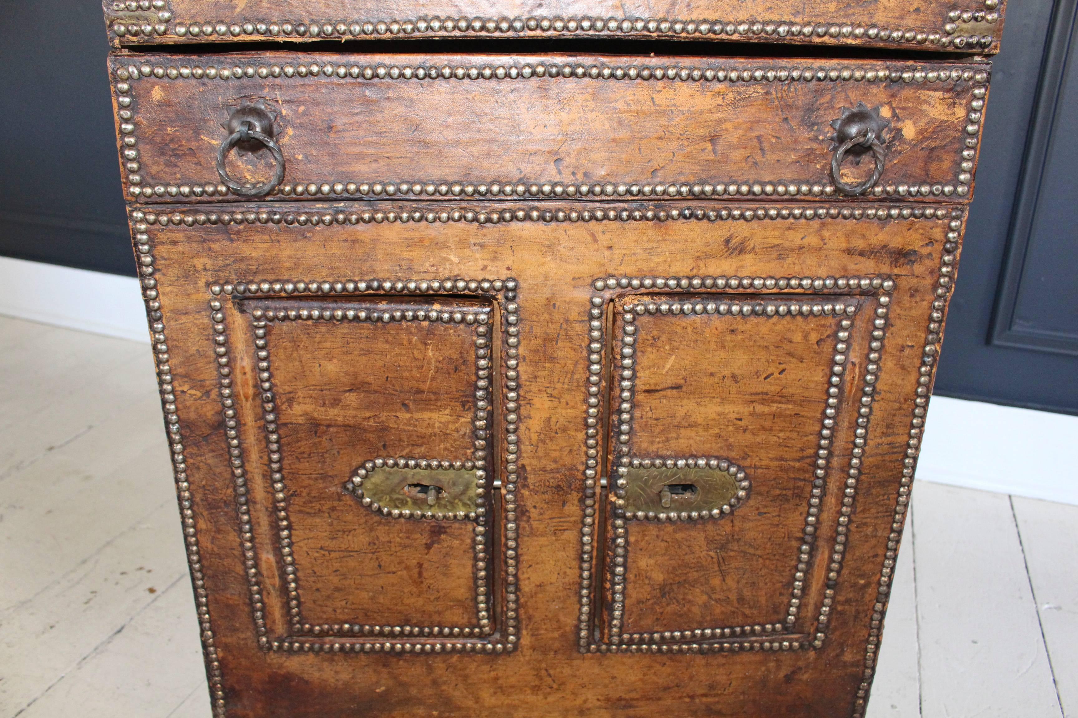 19th Century French  Leather Desk 7