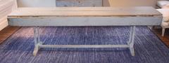 19th Century American Painted Trestle Table