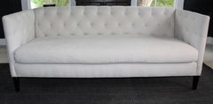 Modern Classic Tuxedo-Style Sofa