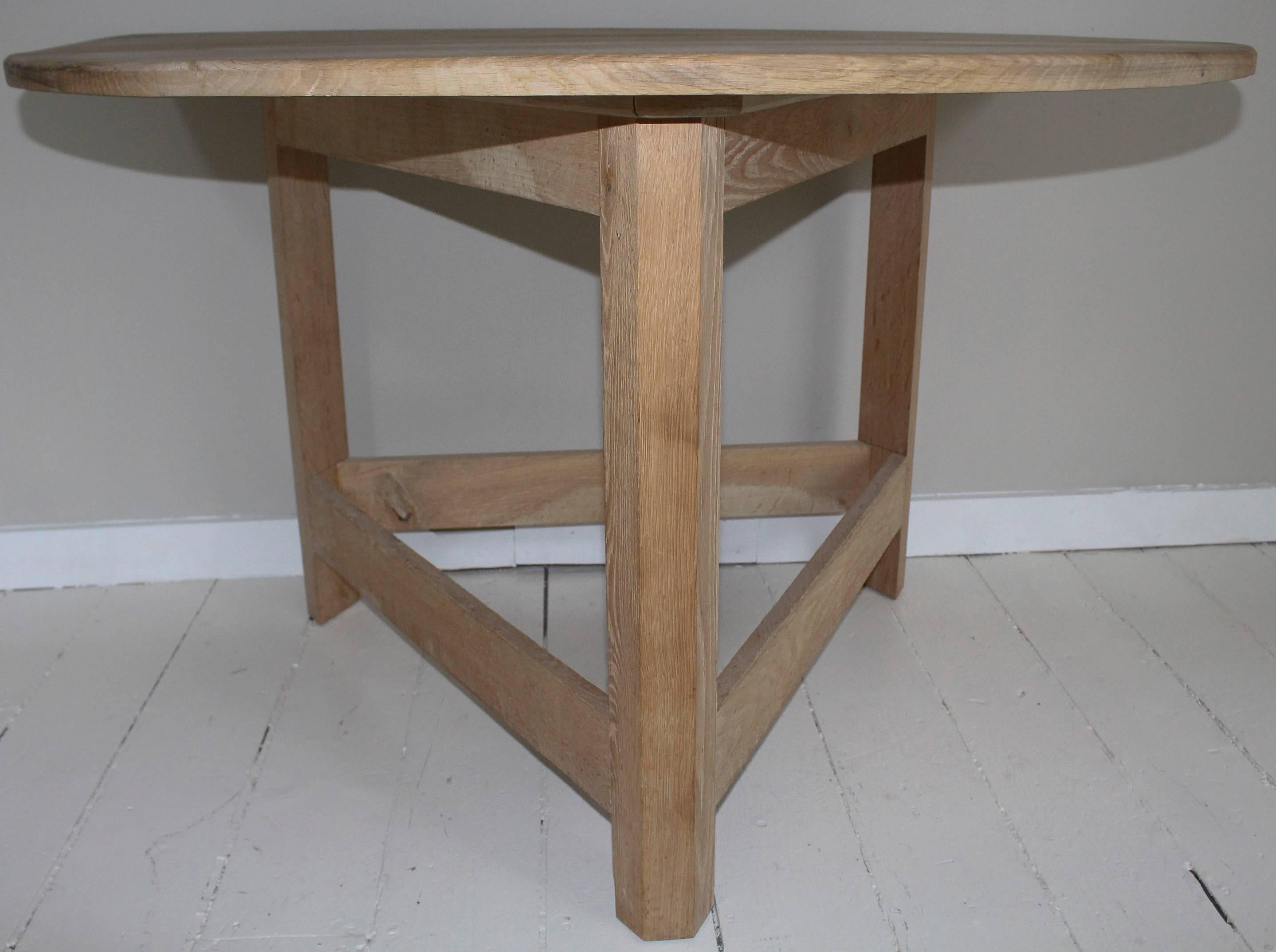 Pair of Modern Demilune Tables For Sale 3