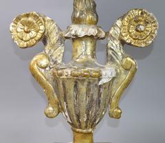 18th Century Gilded Italian Lamp