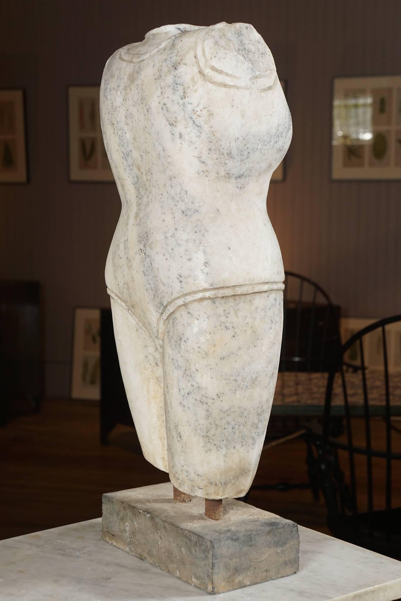 18th Century and Earlier Marble Torso