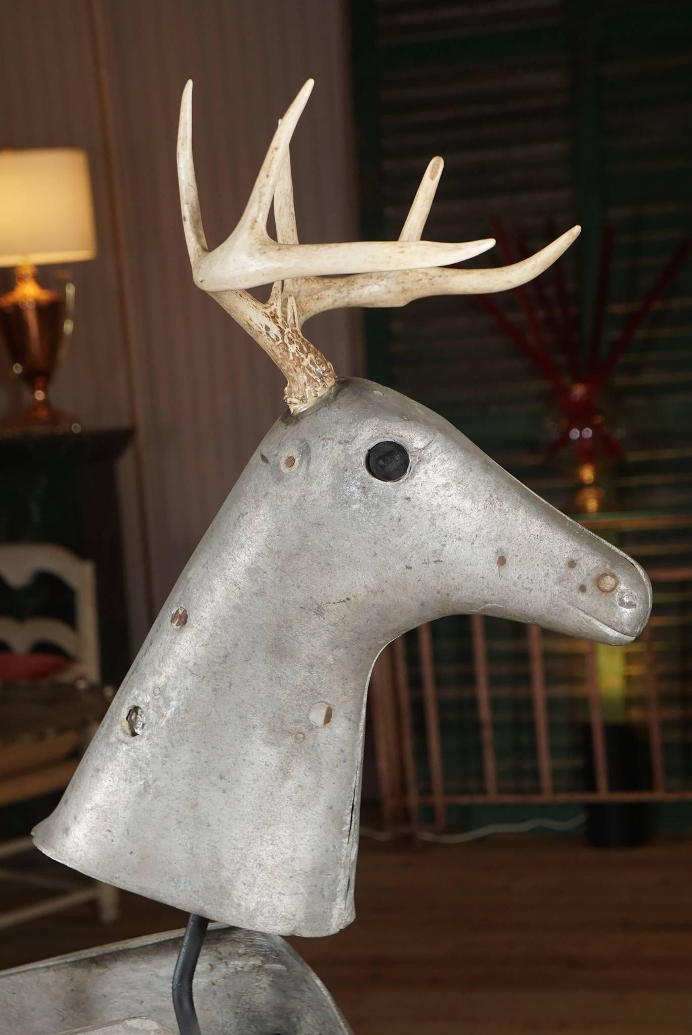 Mid-20th Century Deer Sculpture