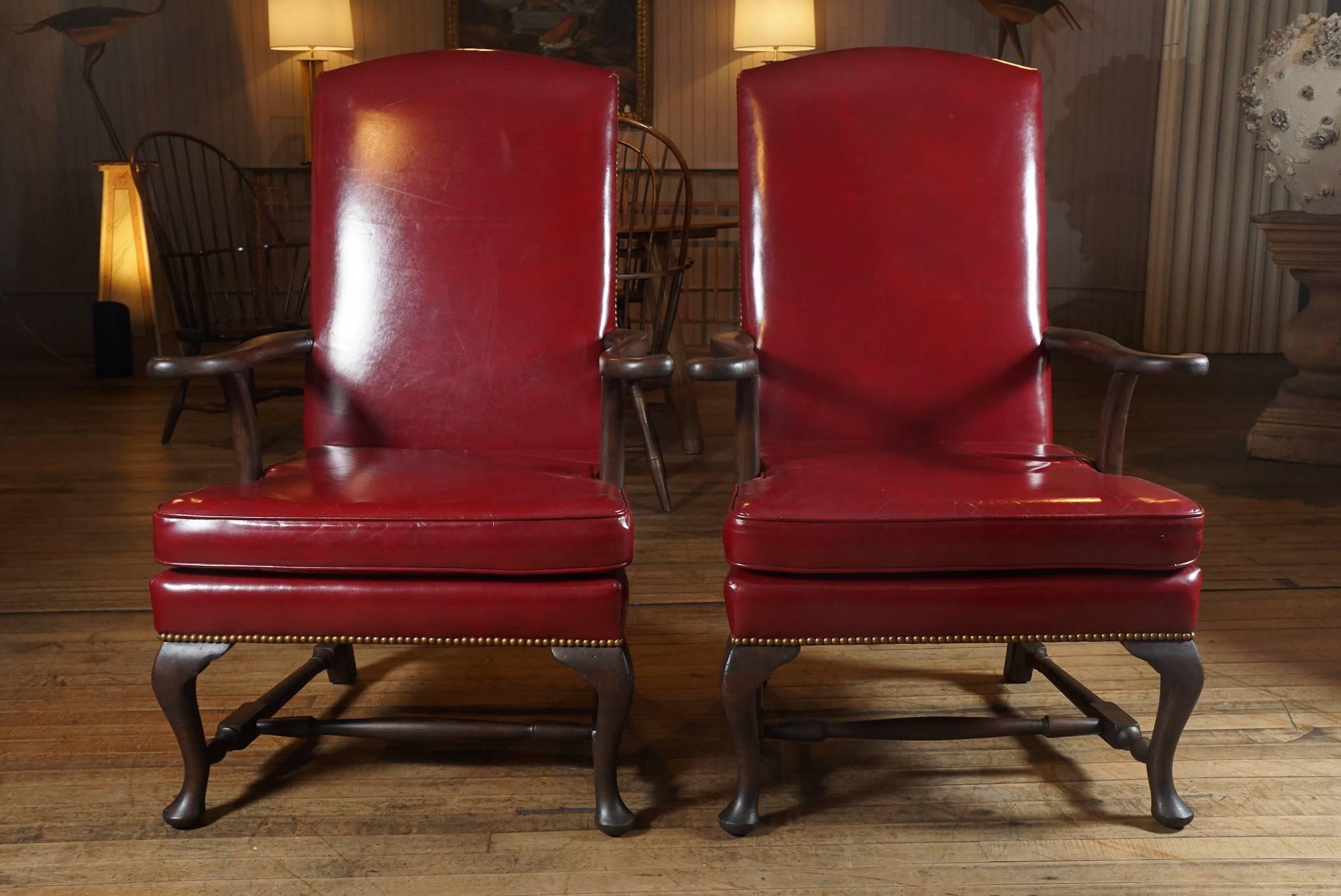 American Pair of Kittinger Lolling Chairs