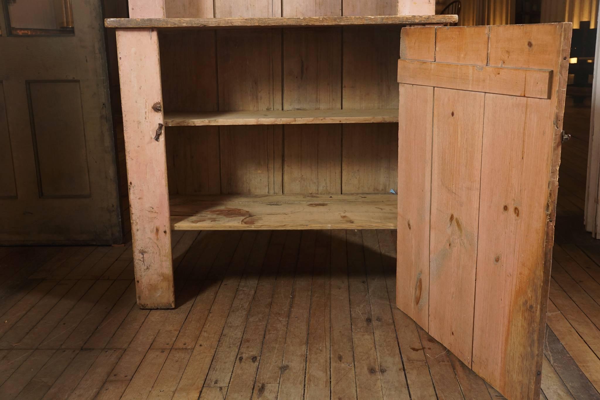 American Pink Stepback Cupboard